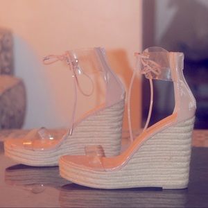 Nude Wedges